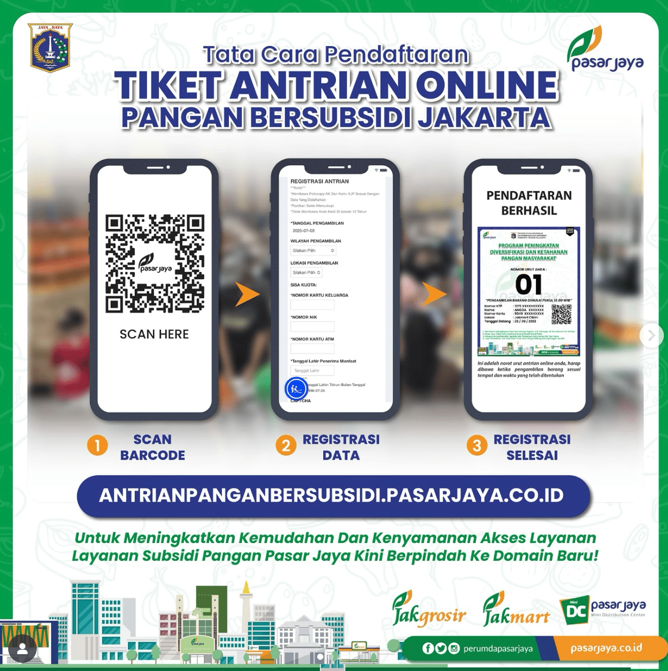 Antrian KJP Pasar Jaya 4